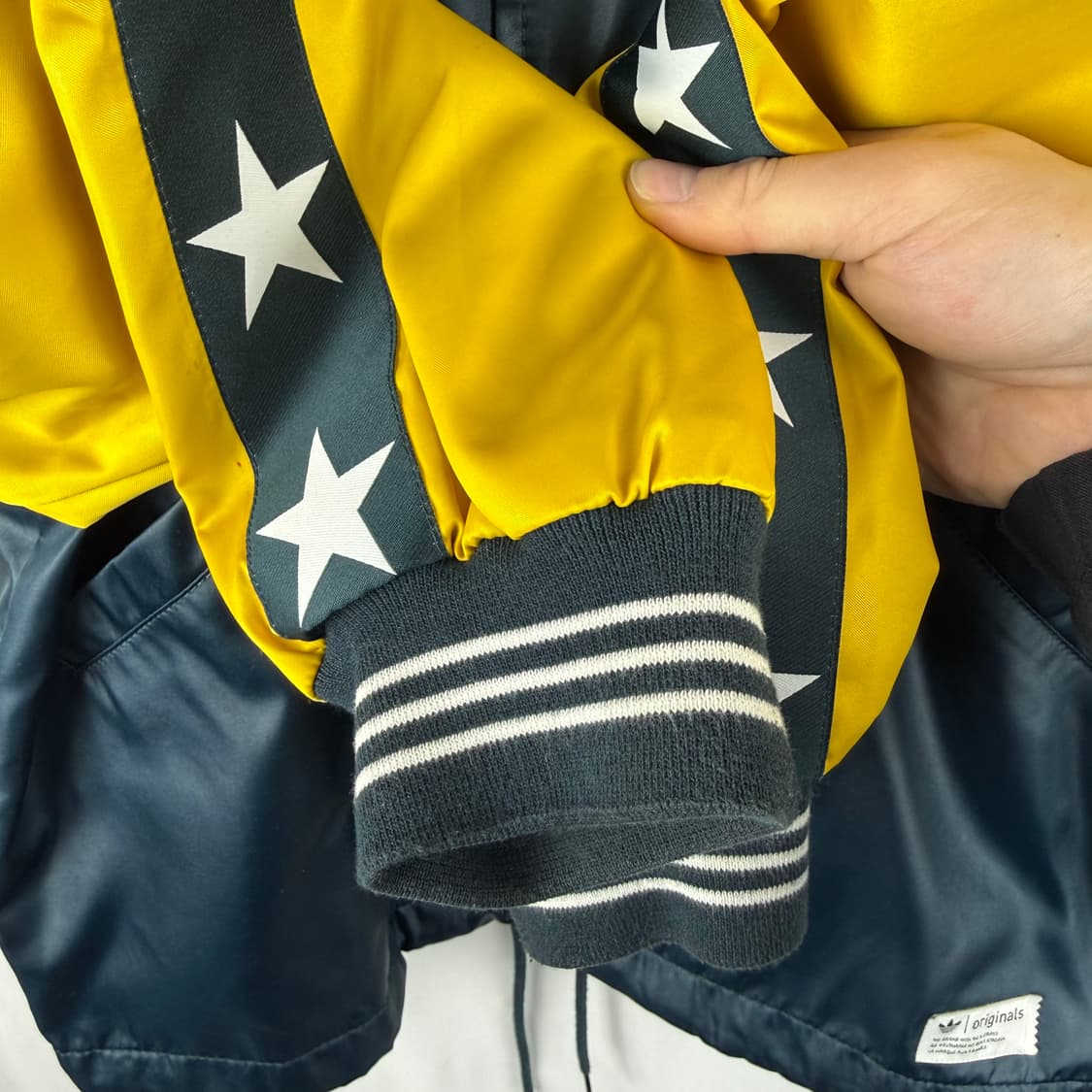 90) 아디다스 1974 빈티지 스타디움 바시티 자켓 상품이미지4