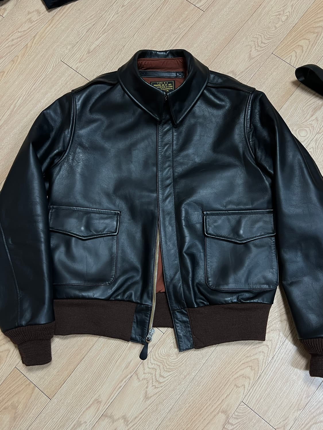 아카펠라클로딩 Lot.431 Type A-2자켓 스티어하이드 차심가죽 상품이미지2