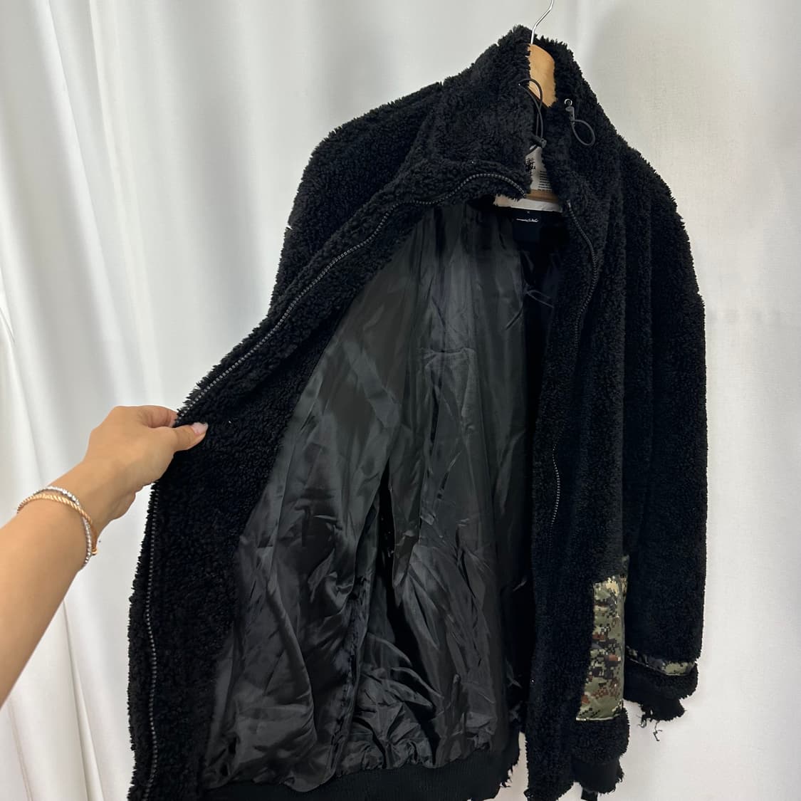 논디스클로즈 남성 퍼 집업자켓 빅사이즈 M 상품이미지5