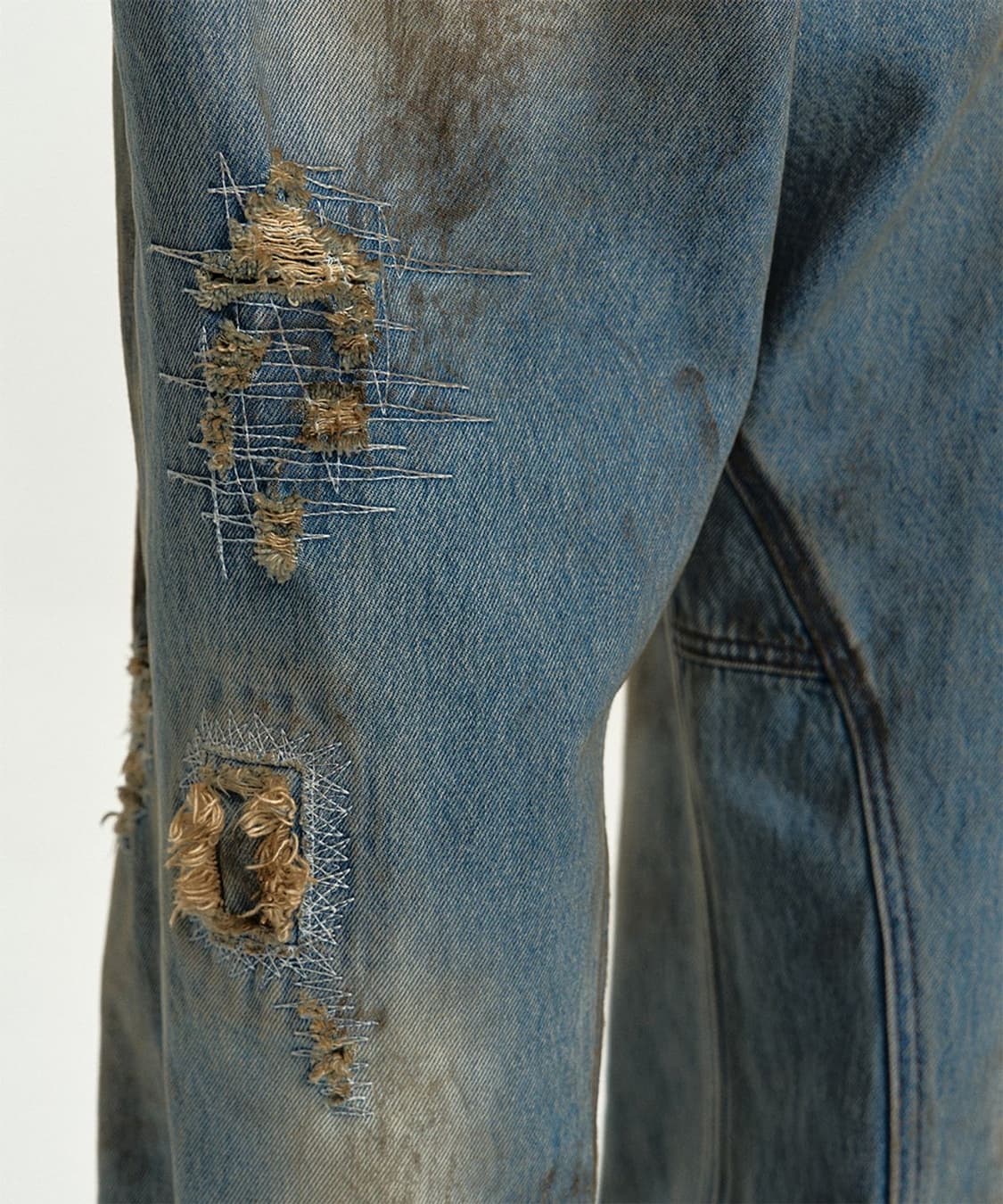 앤더슨벨 디스트로이드 데님팬츠26 상품이미지3