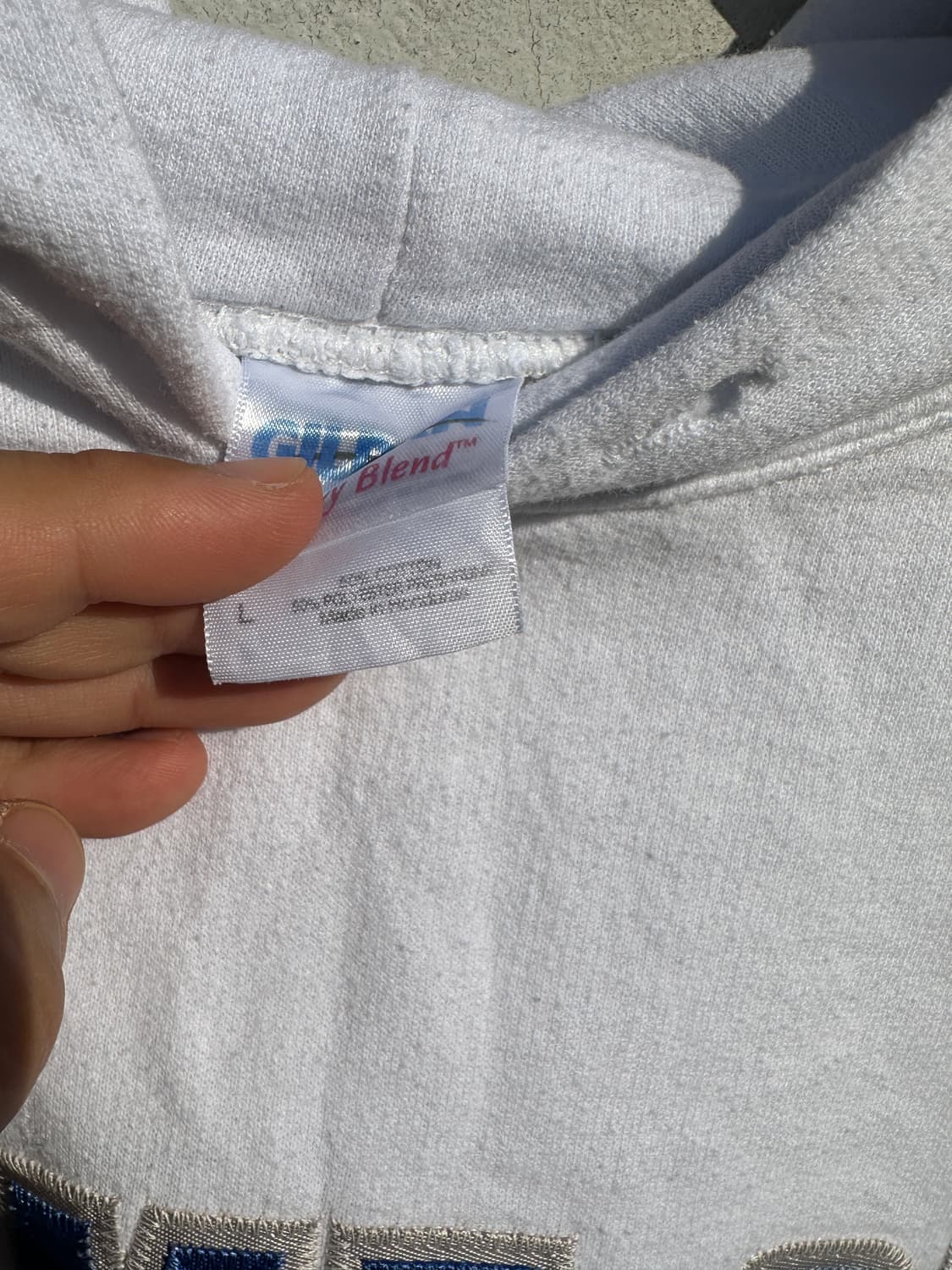 [XL] GILDAN 길단 TAYLOR 화이트 후드 티셔츠 상품이미지3