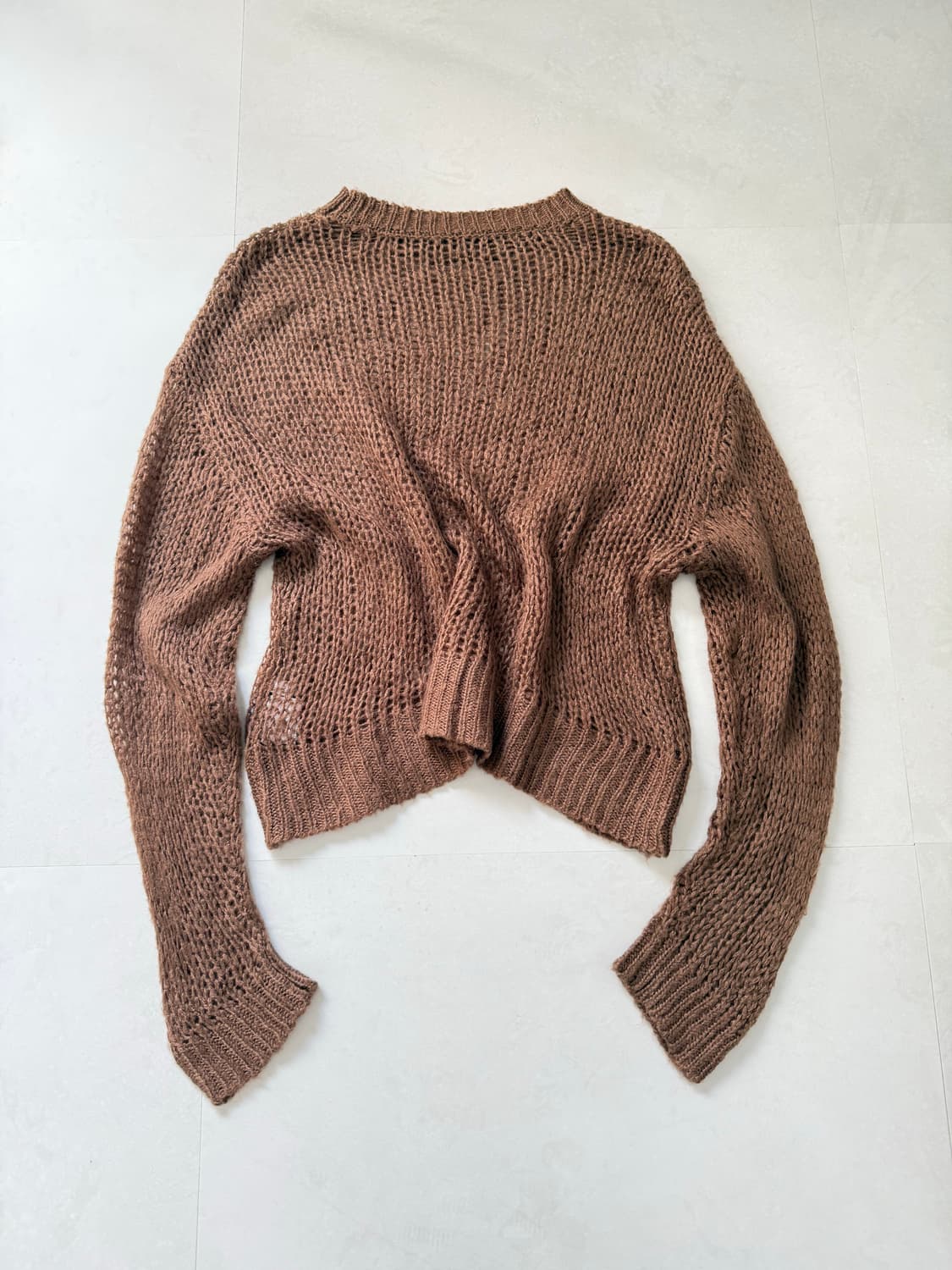 브라운 루즈 니트  상품이미지5