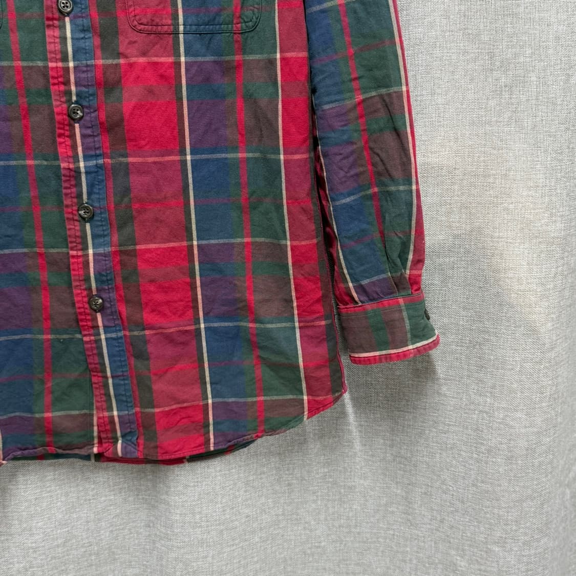 [S/95] 90s 폴로 랄프로렌 빈티지 멀티체크 셔츠 남방 상품이미지4