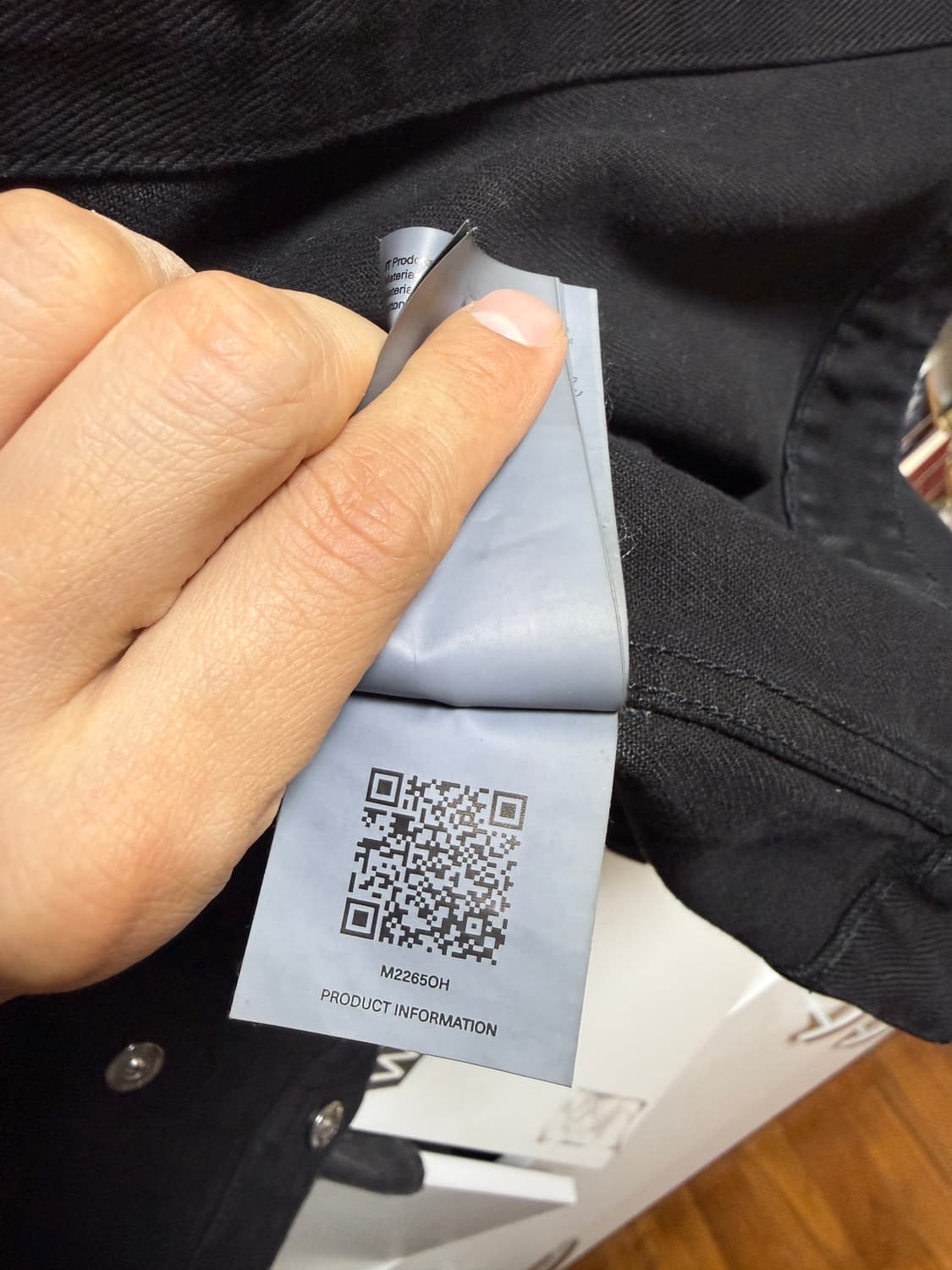 아워레가시 데님자켓 블랙 48 (공홈직구) 상품이미지7