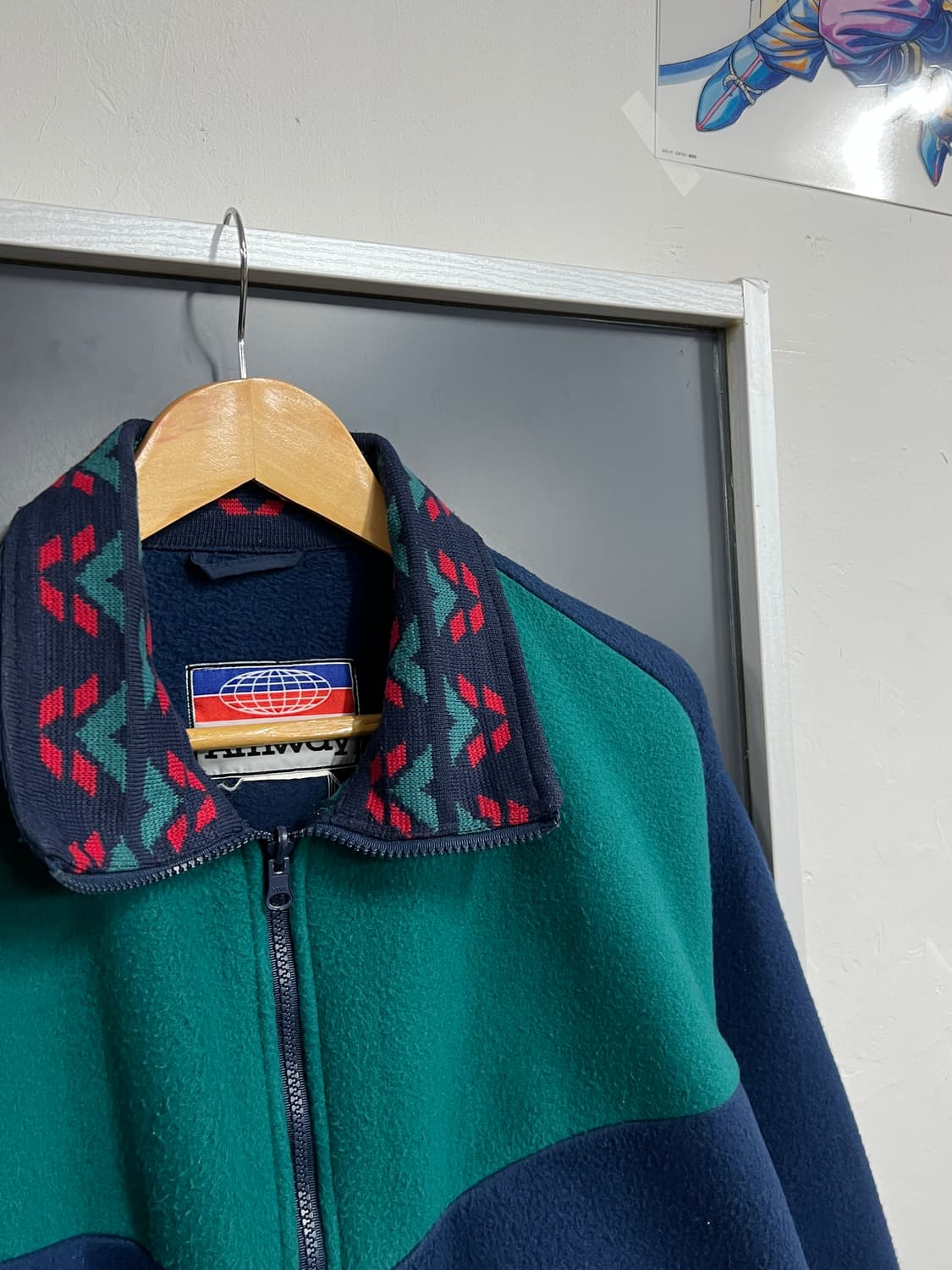 Amway 아즈텍 패턴 빈티지 플리스 집업  상품이미지2