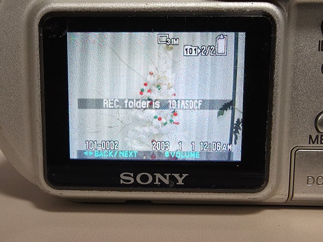 소니 사이버샷 DSC-P8 빈티지 디지털카메라 상품이미지7