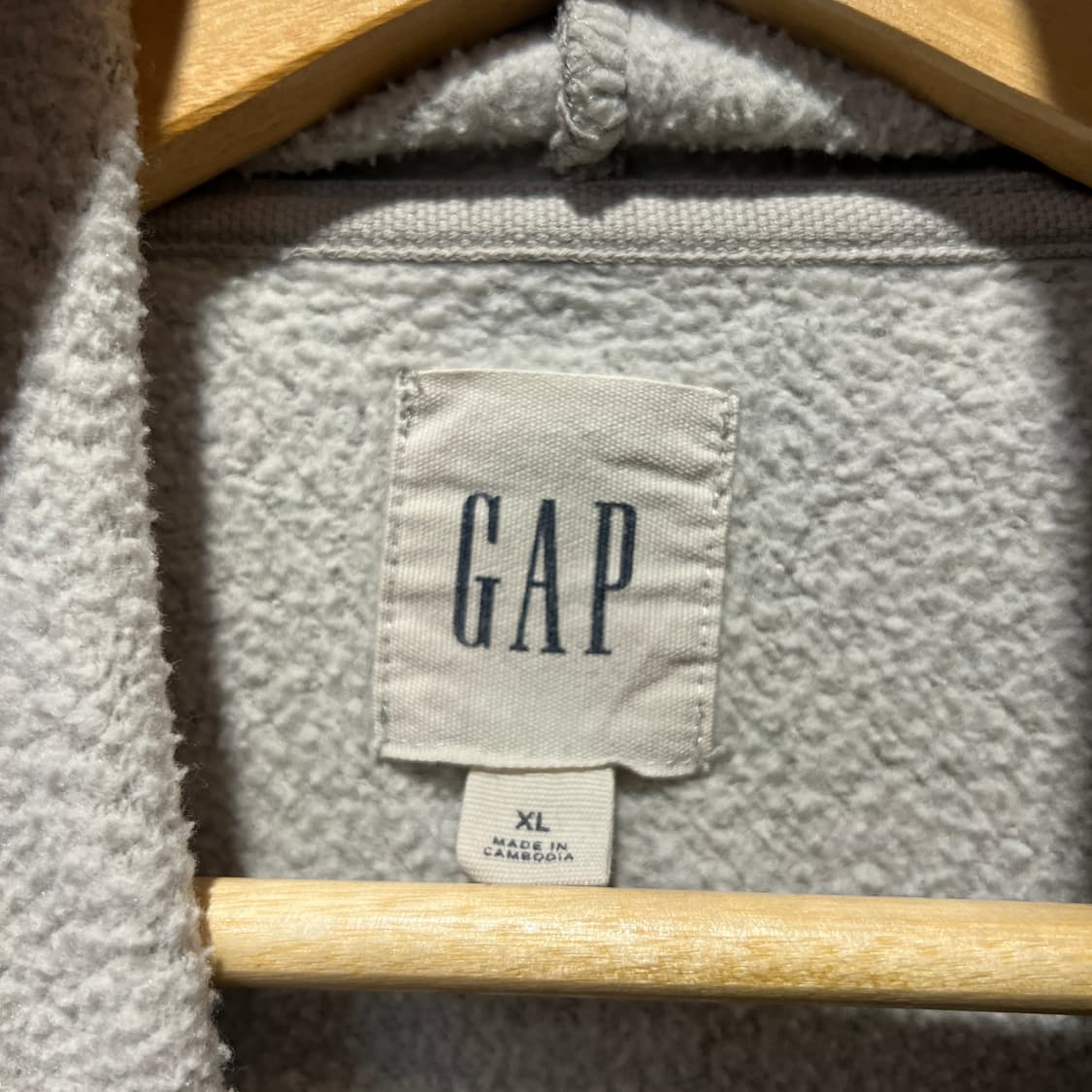 갭 그레이 후드티 상품이미지3