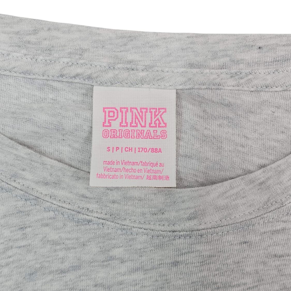 S PINK Victoria's Secret 스팽글 로고 티셔츠 상품이미지5
