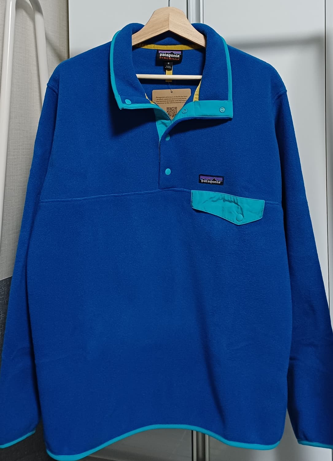 🇳🇮 [M] 파타고니아 신칠라 스냅티 반다나 블루  상품이미지1