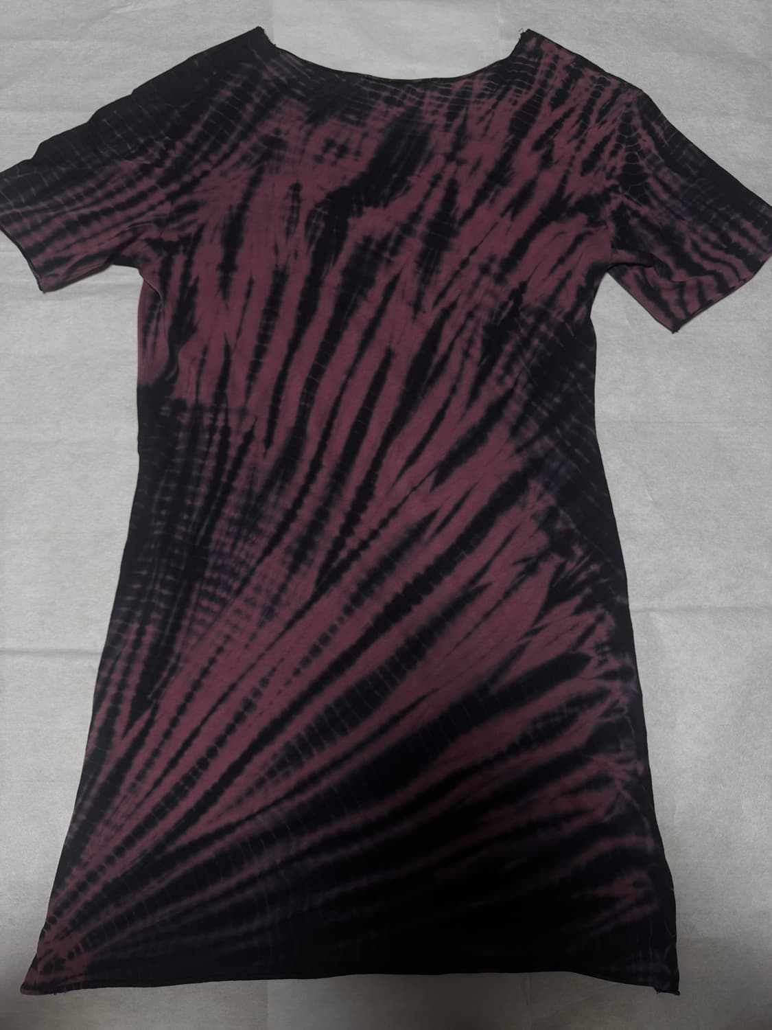 Purple color V-neck T-shirt 상품이미지2