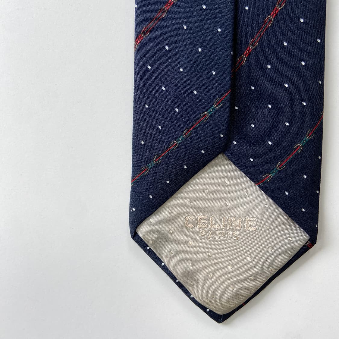 셀린느(celine) 심플로고 명품 정품 넥타이 7.7cm 상품이미지6