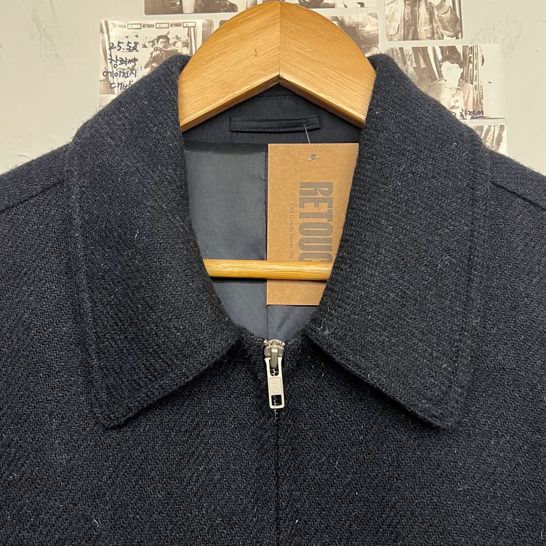 브라운야드 해리스트위드 드랍숄더 블루종 상품이미지2