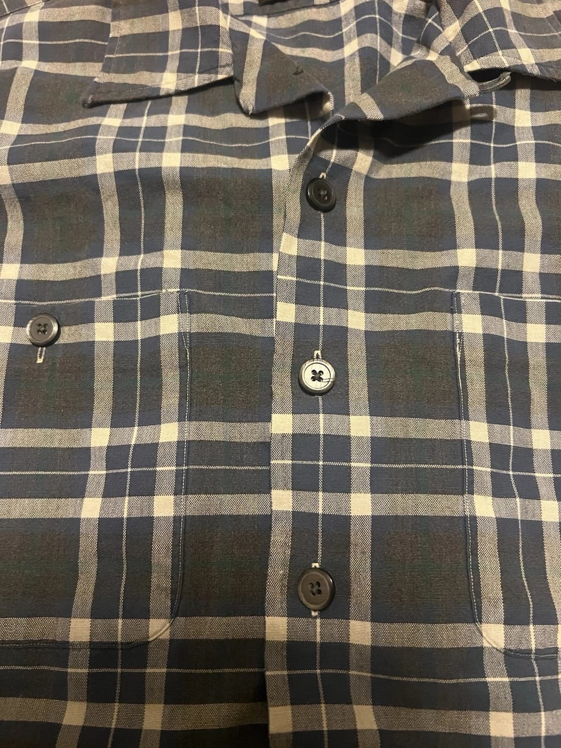 RRL 더블알엘 플레이드 트윌 워크셔츠 상품이미지3