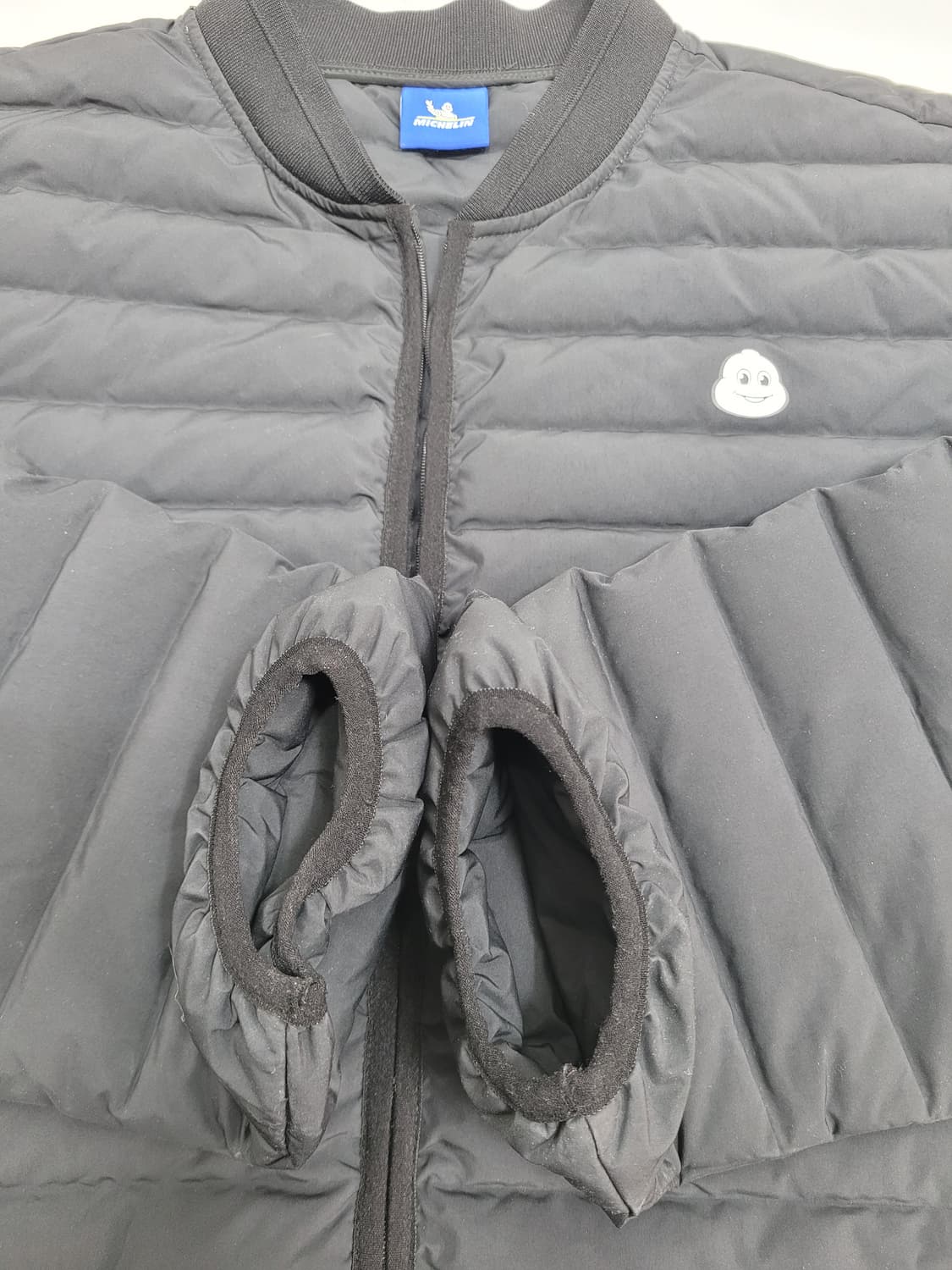MICHELIN 미쉐린 구스 다운 경량 패딩 / 남 100 블랙 상품이미지7