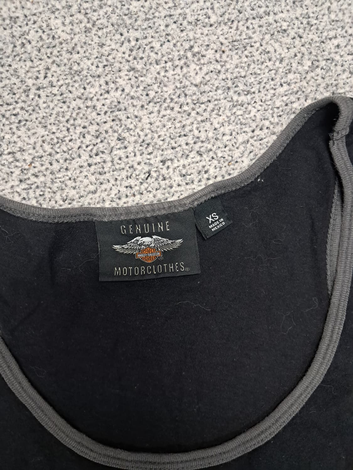 할리데이비슨 스크리밍 이글 블랙 런닝 탱크탑 상품이미지2