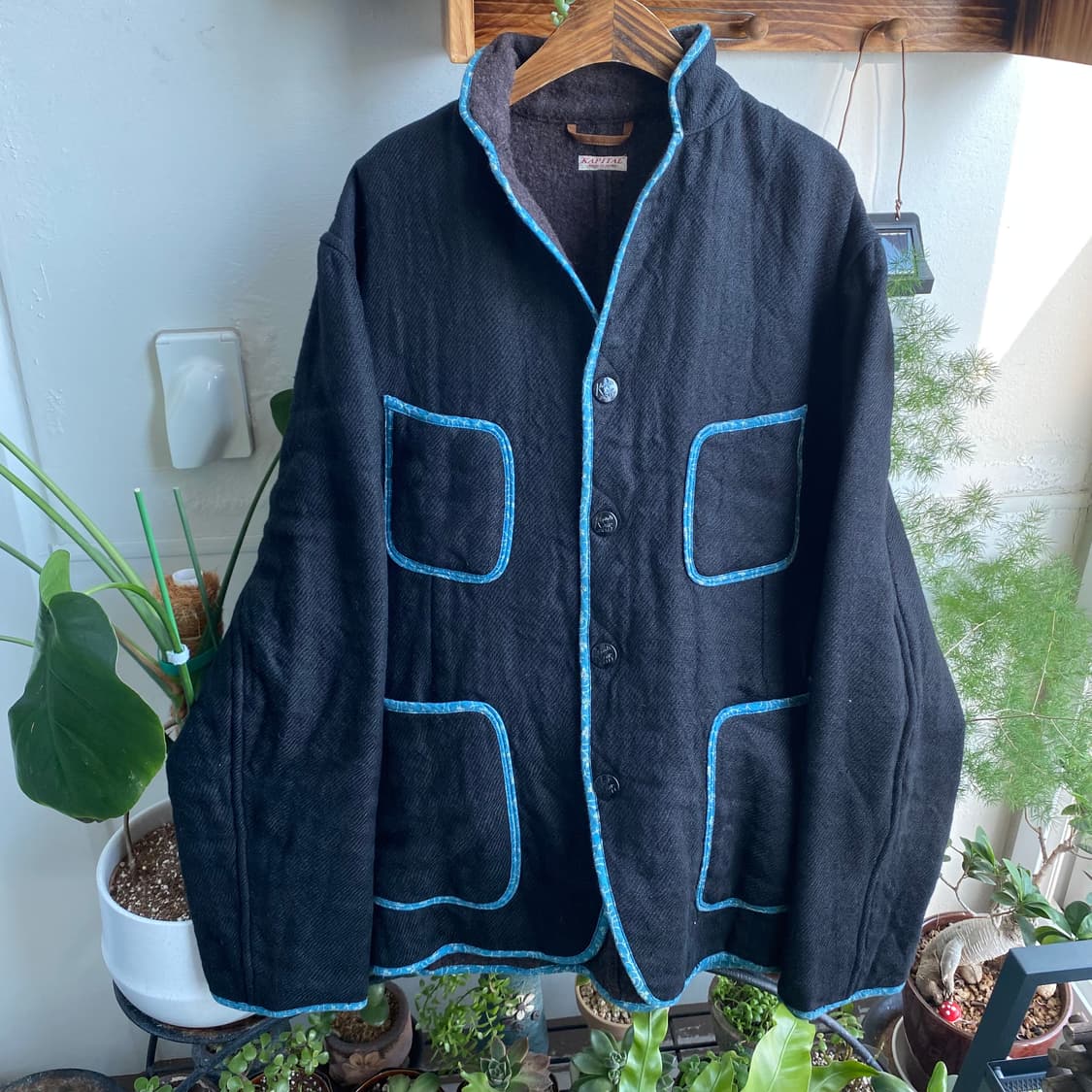 (3) 캐피탈 패치워크 울 자켓 상품이미지1