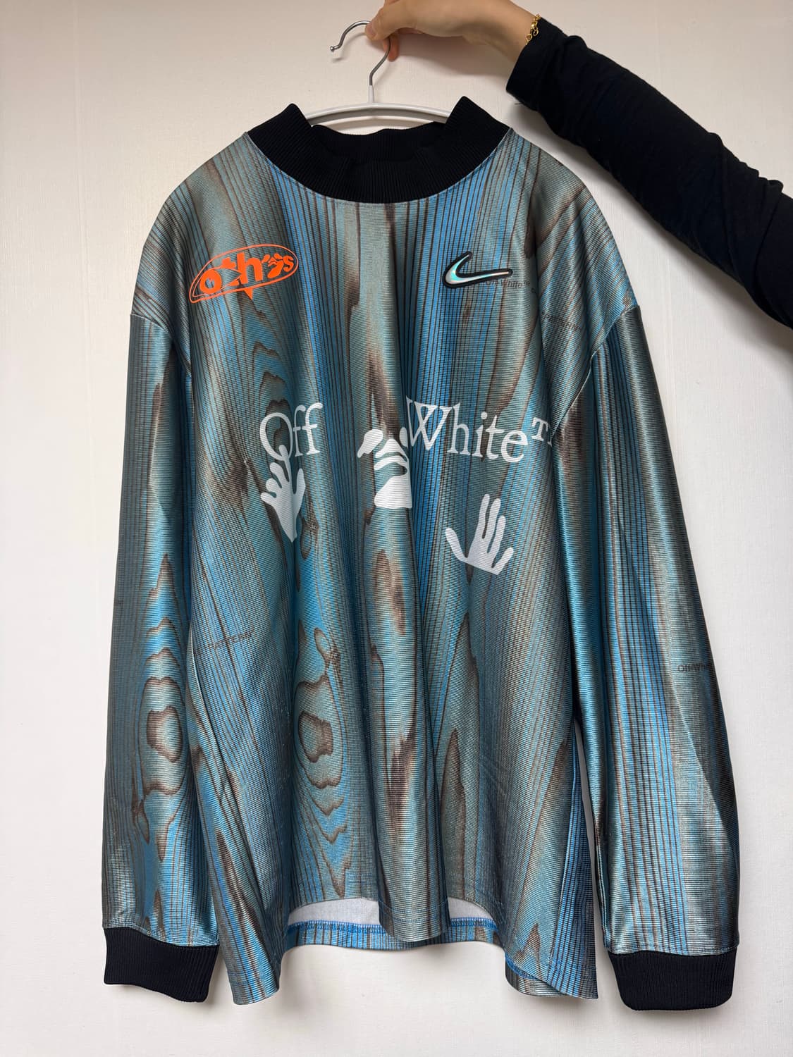 나이키 오프화이트 NRG 저지 임페리얼 블루 S사이즈 상품이미지4