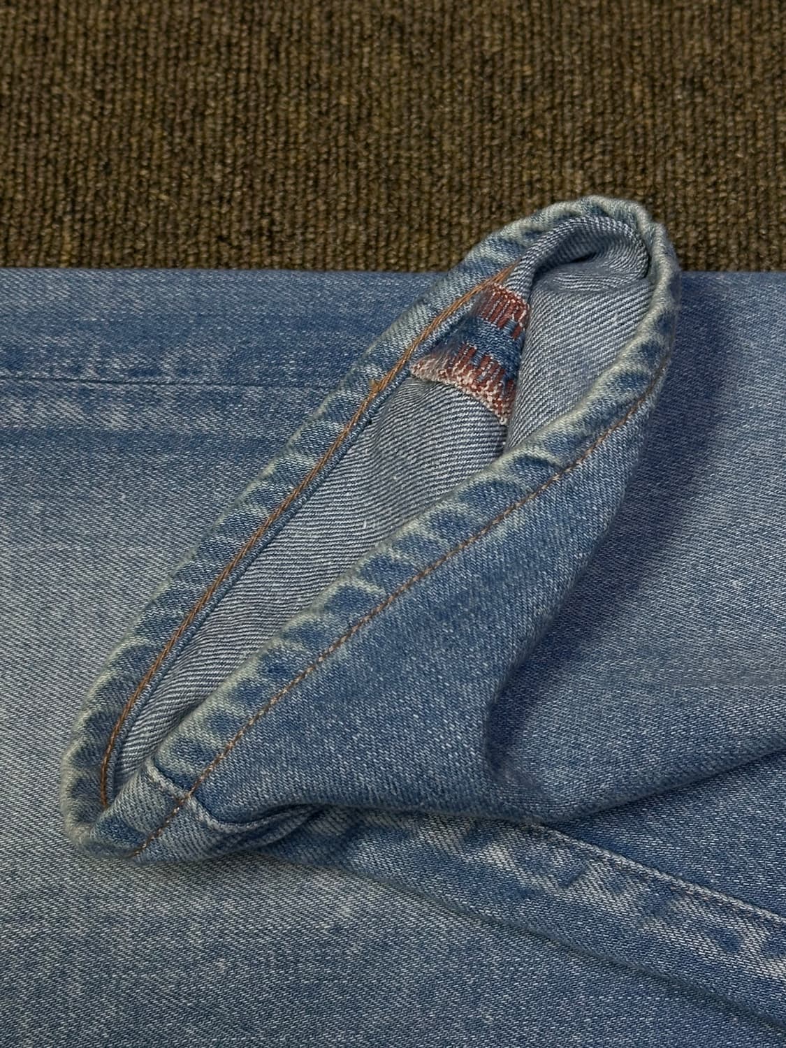 [3]cottle 코틀 Indigo C.T.L Straight 데님 팬츠 상품이미지6