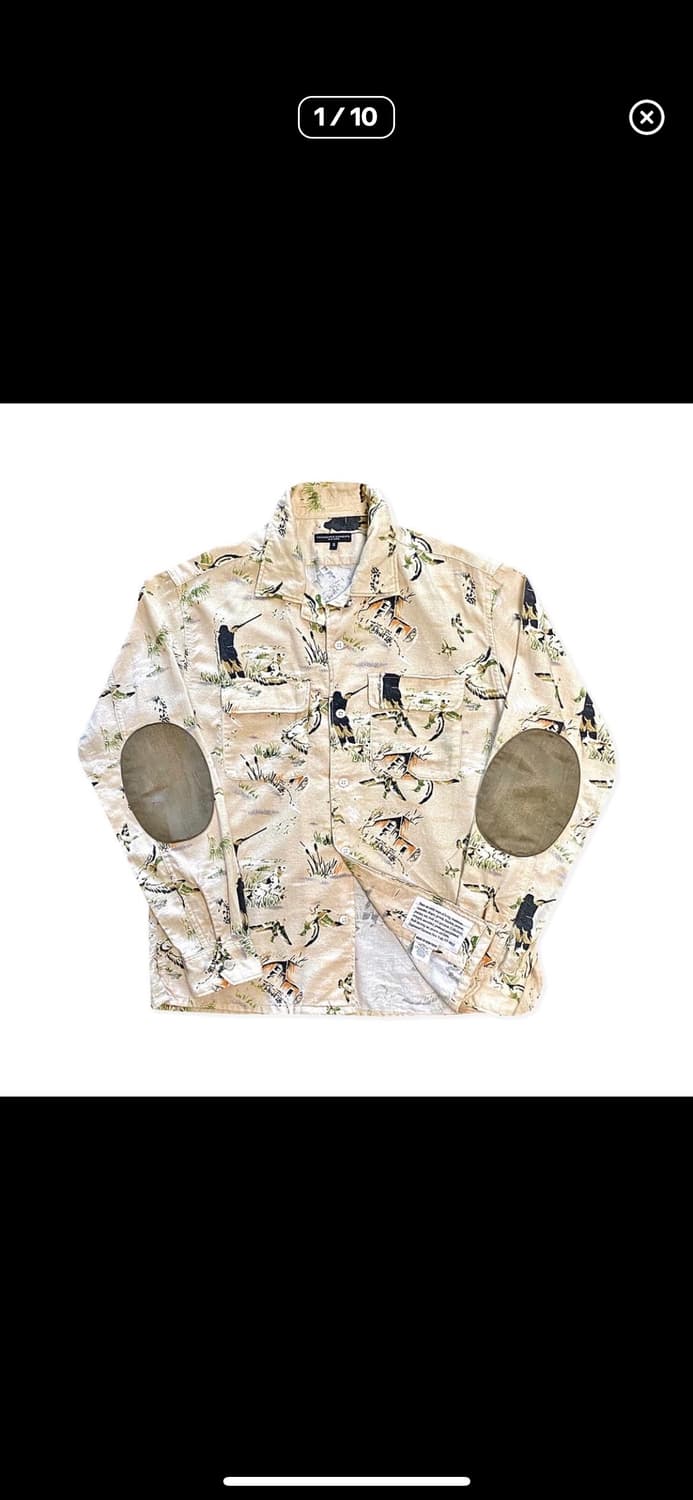 엔지니어드 가먼츠 유니크 패턴 헌팅 셔츠 남방 상품이미지1