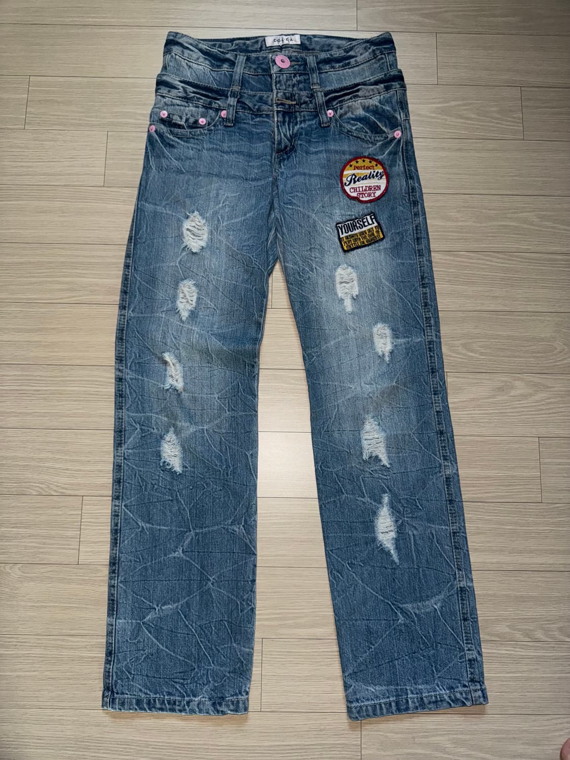 “COLZA” Gyaru st denim pants 상품이미지3