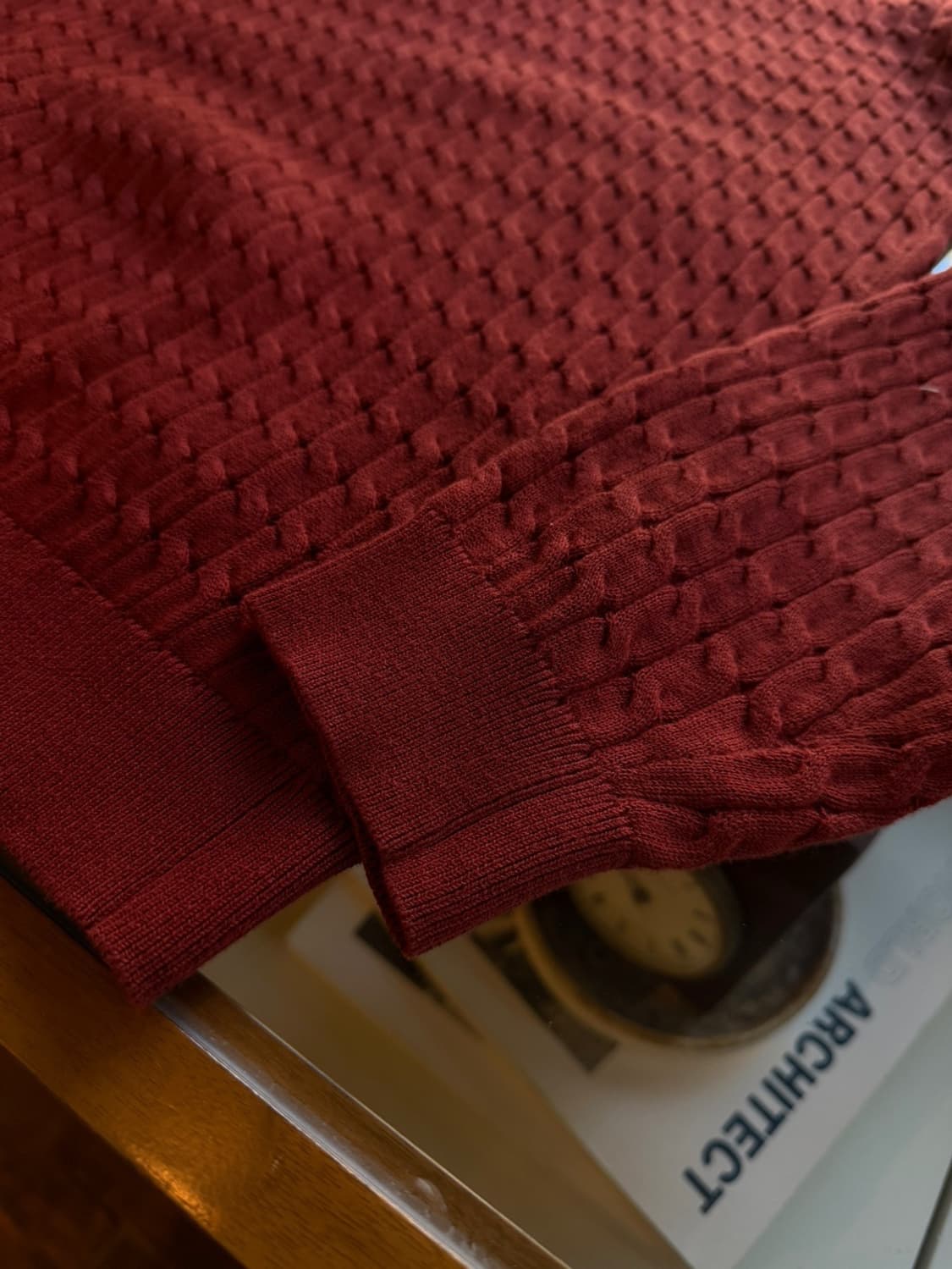 마시모두티 케이블 니트 100 상품이미지8