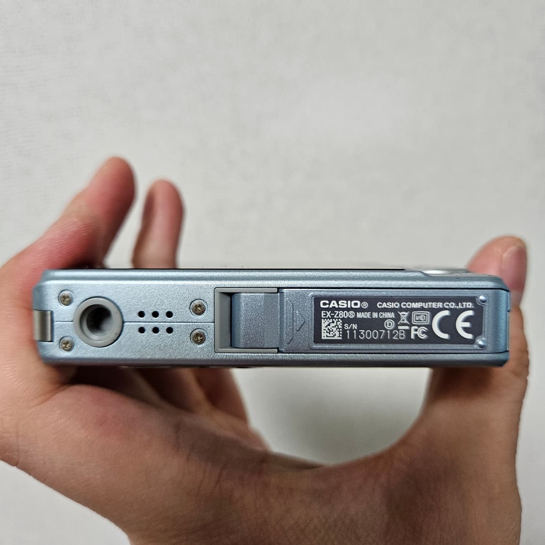 (카리나, 토모토모 디카) 카시오 엑슬림 EX-Z80스카이블루 상품이미지3