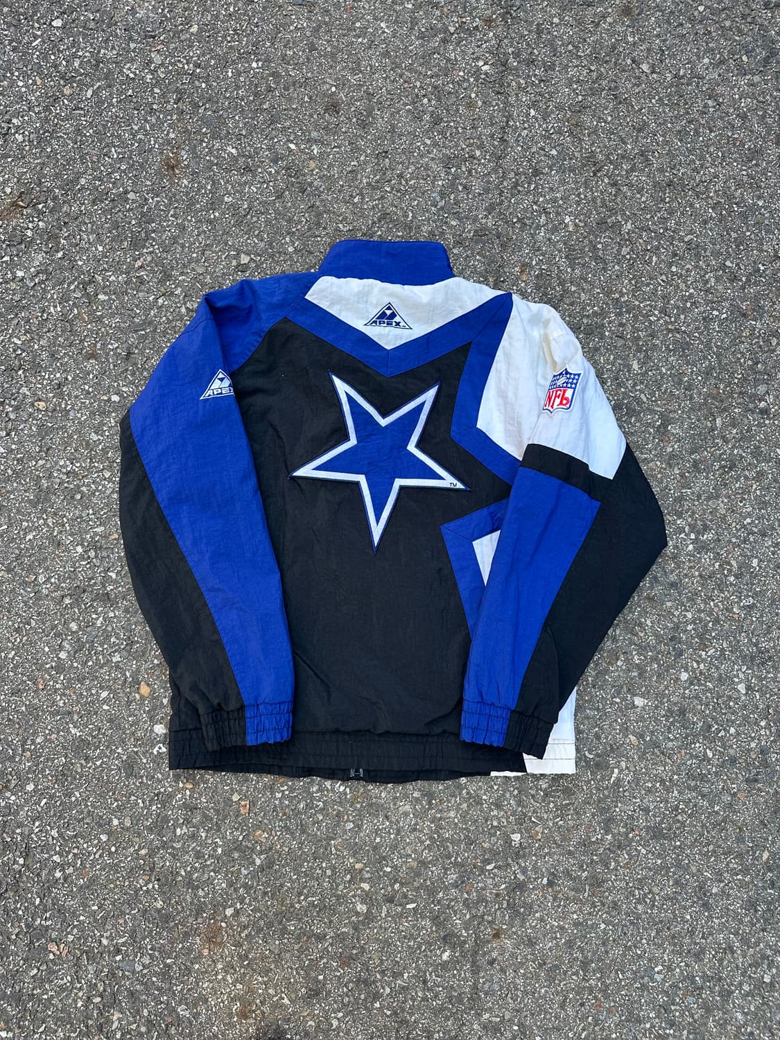 빈티지 90s NFL 댈러스 카우보이 올드스쿨 나일론 자켓 상품이미지3