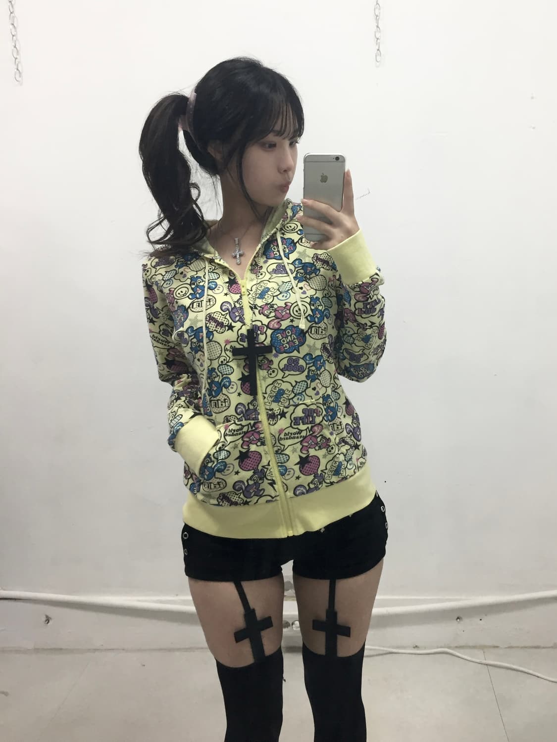 [PETIT BERRY] 펑크 팝갸루 레몬맛 후드집업 상품이미지1