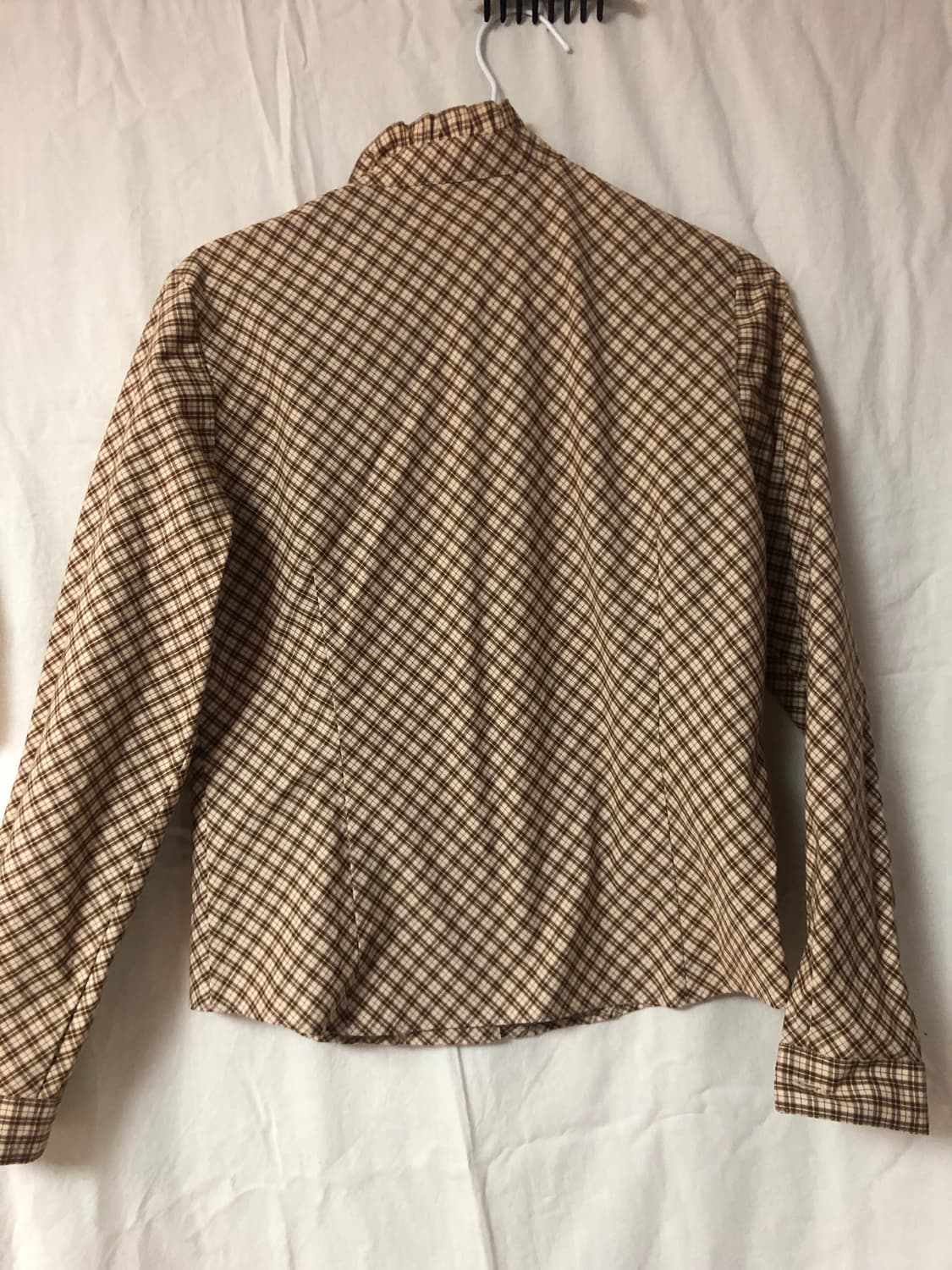 일본빈티지 체크블라우스 셔츠 상품이미지2