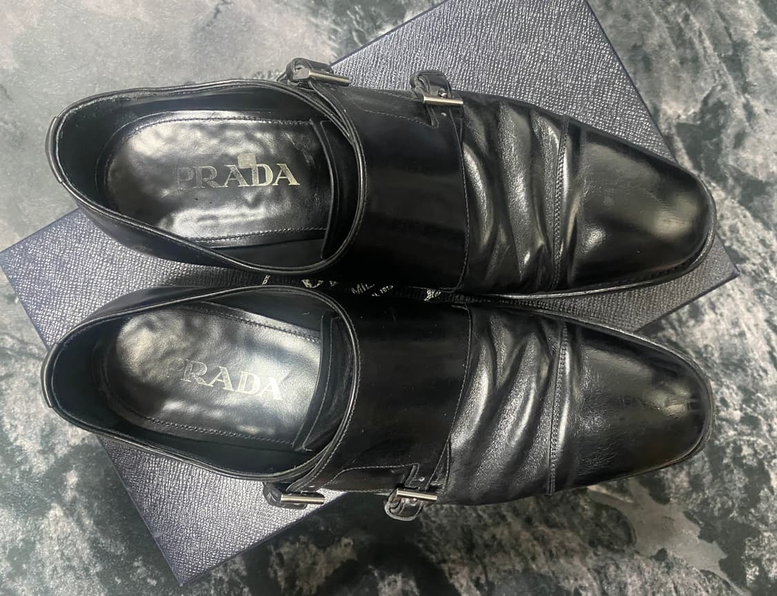 프라다 더블 몽크 스트랩 로퍼 7.5 상품이미지3
