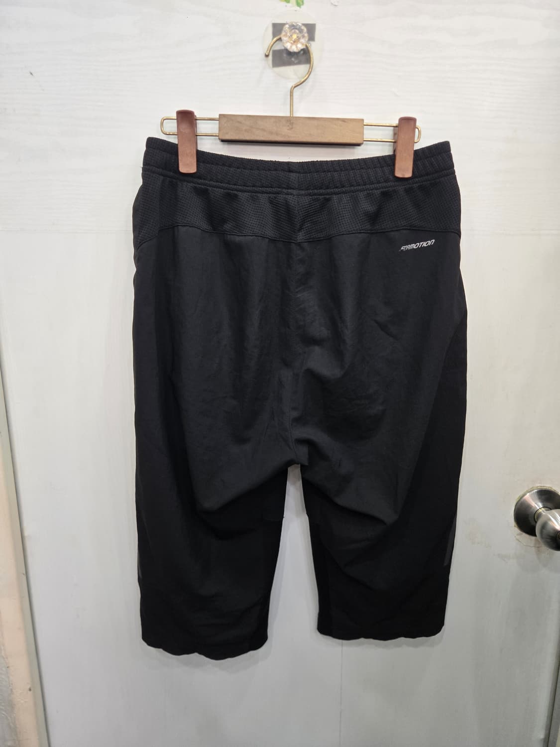 L,100)) adidas 아디다스 7부 반바지 ! 블랙색상 상품이미지4