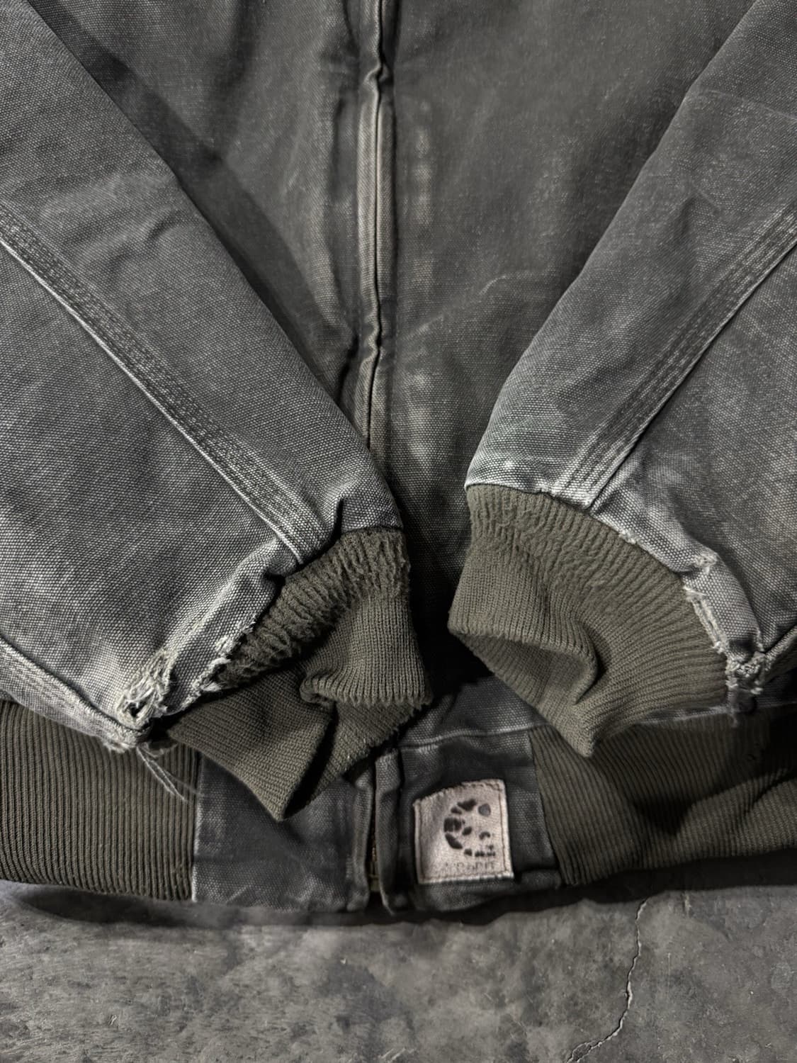 칼하트 J14 캔버스 자켓 모스 그린 상품이미지2