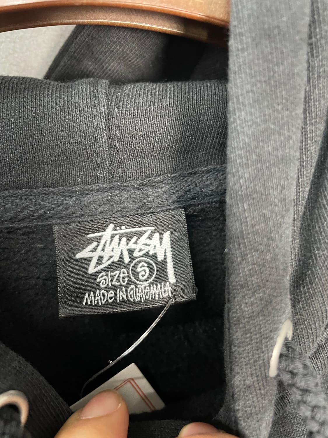 스투시 루인스 블랙 후드티 H1927 상품이미지7