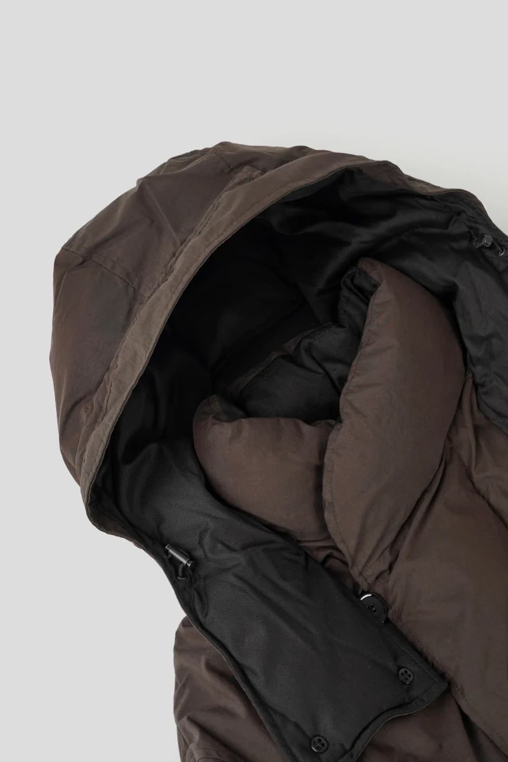 르메르 후드 다운 푸퍼 블루종 패딩 에스프레소/50 상품이미지5