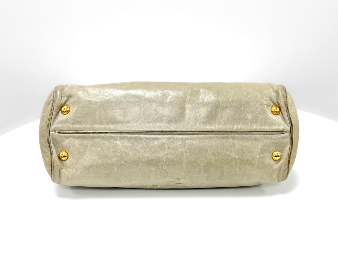 프라다 비텔로 샤인 레더 이스트웨스트 토트백 상품이미지5