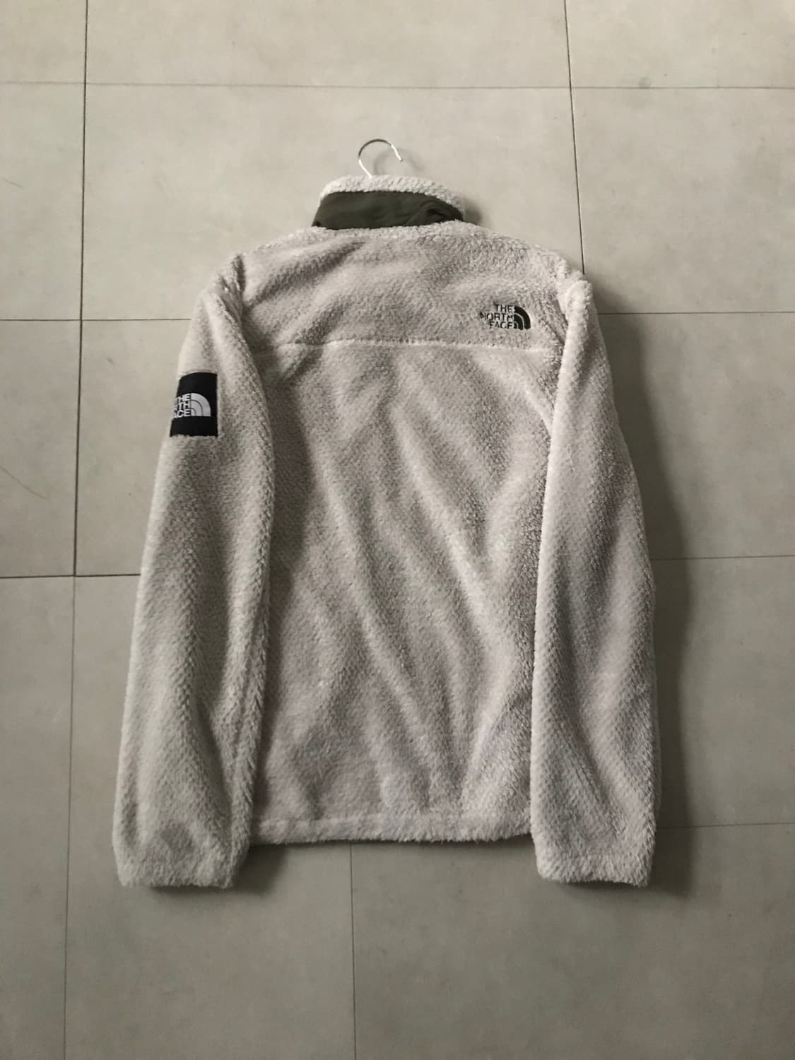 노페 카키 아이보리 후리스 상품이미지8