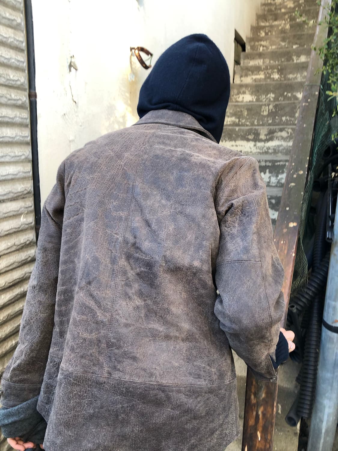 요지야마모토 레더 자켓 상품이미지6