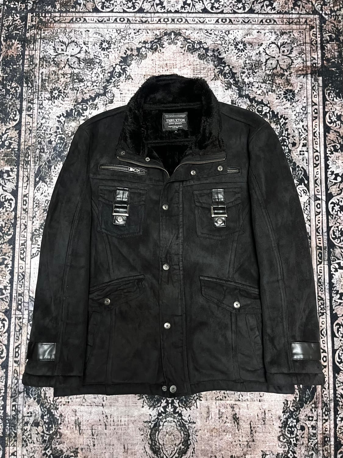 THRUXTON v-kei mood 스웨이드 무스탕 자켓 상품이미지2