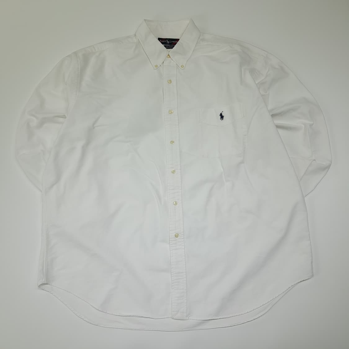 CL924 XL 폴로 90s 빅셔츠 화이트 셔츠 남방 상품이미지1