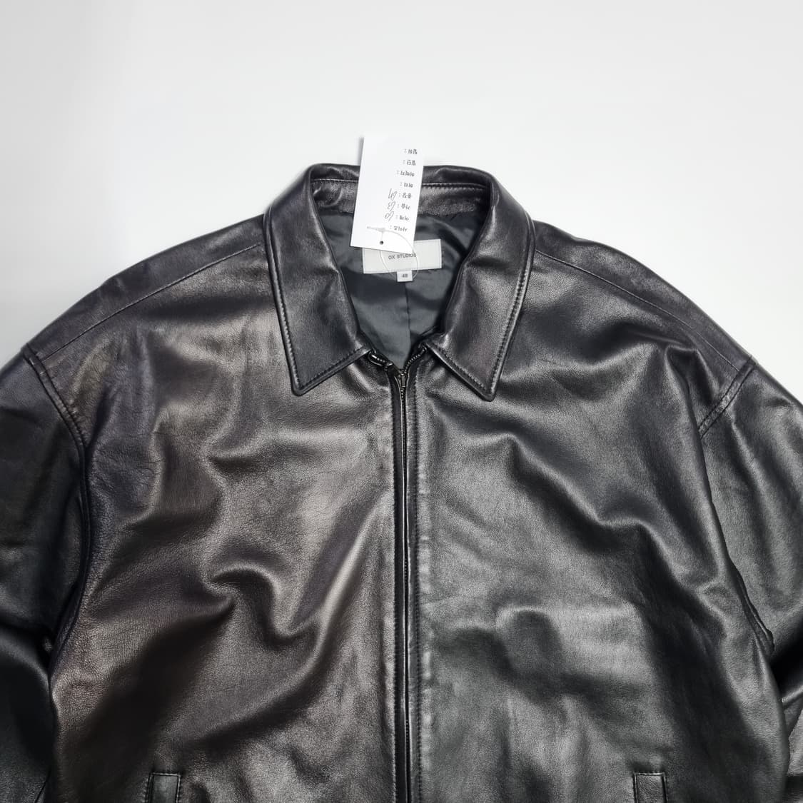 OX 스튜디오 램스킨 레더자켓  상품이미지4