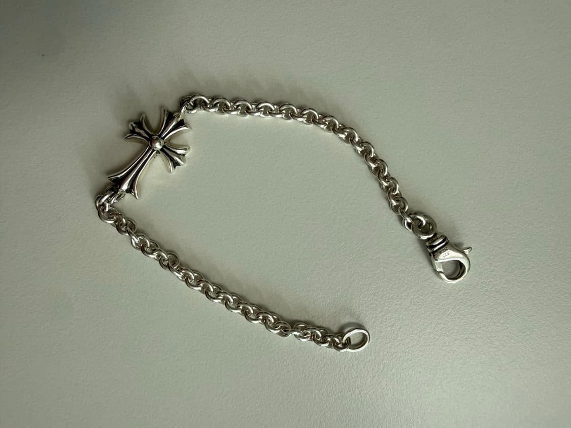 새상품 크롬하츠 타이니 크로스 ne체인 팔찌 상품이미지1