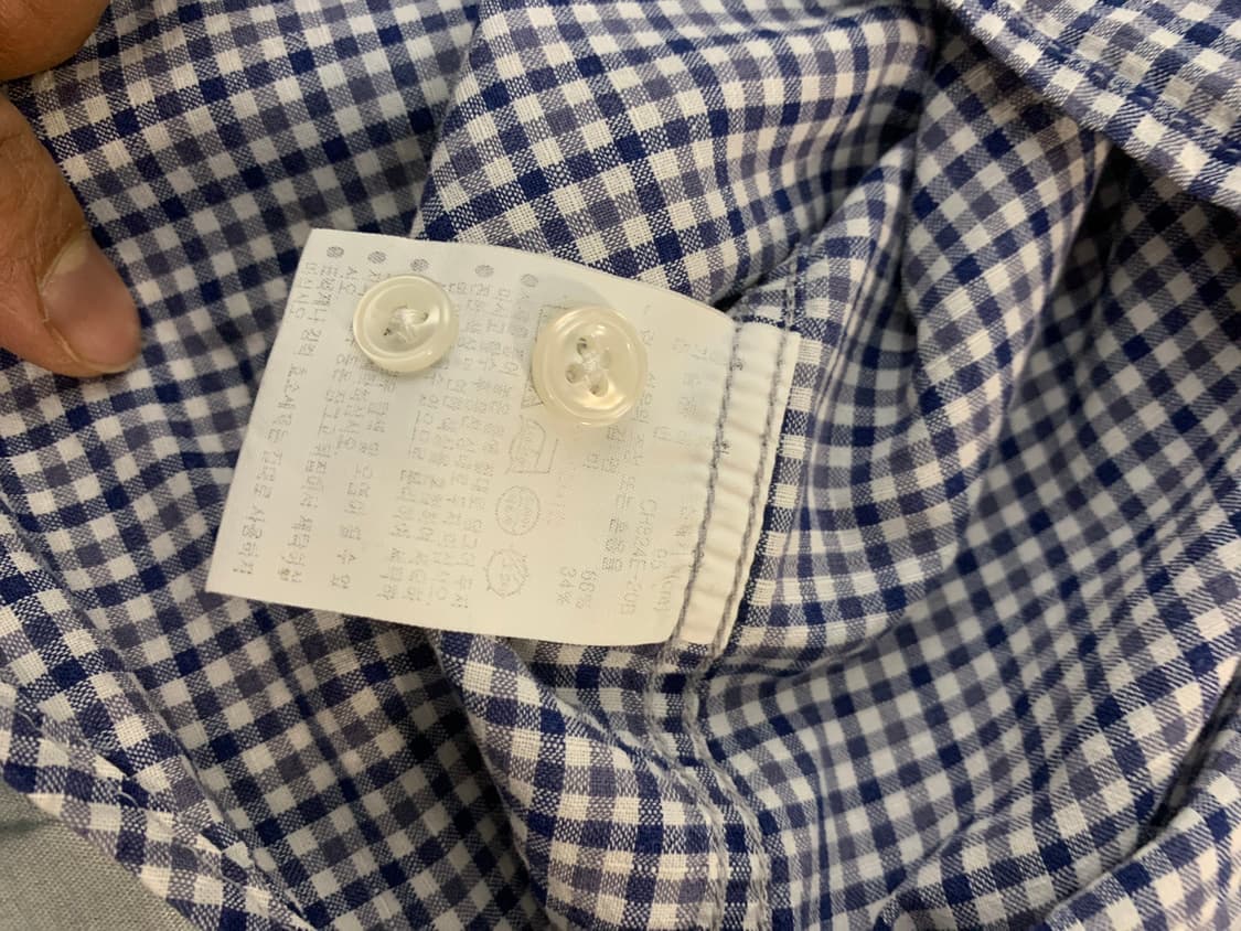 라코스테 체크 셔츠 남방 상품이미지5