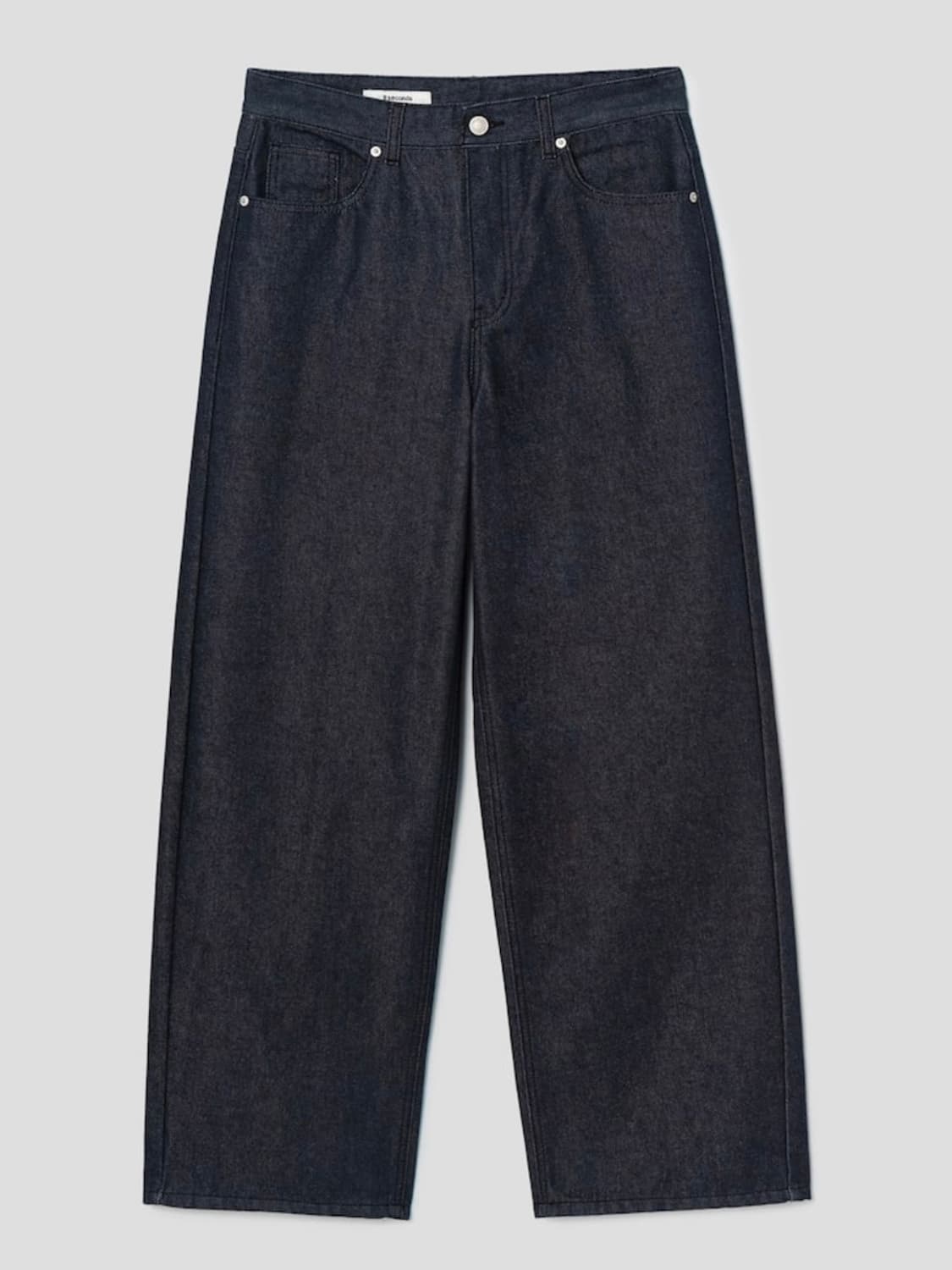 에잇세컨즈 워싱 와이드 테이퍼드 데님 상품이미지4