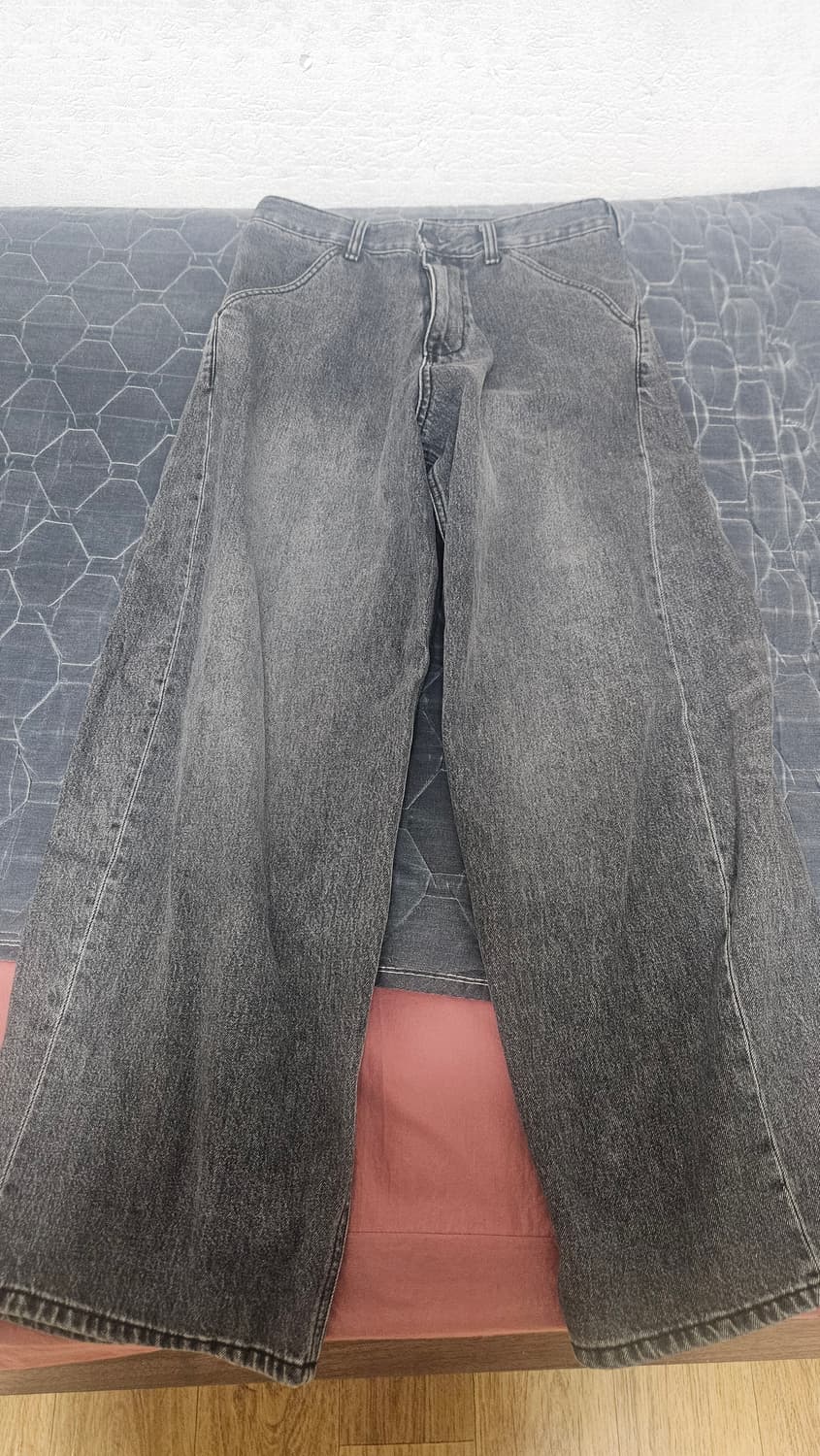 해칭룸 와이드 커브진 블루 블랙 2사이즈 묶음판매 상품이미지6