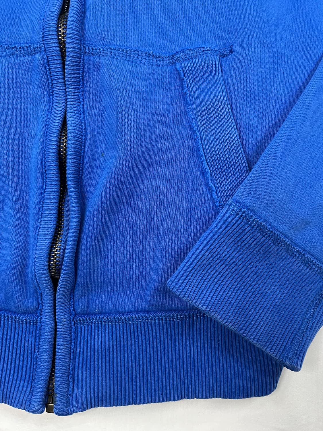 아베크롬비 파란색 후드집업 XL 상품이미지3