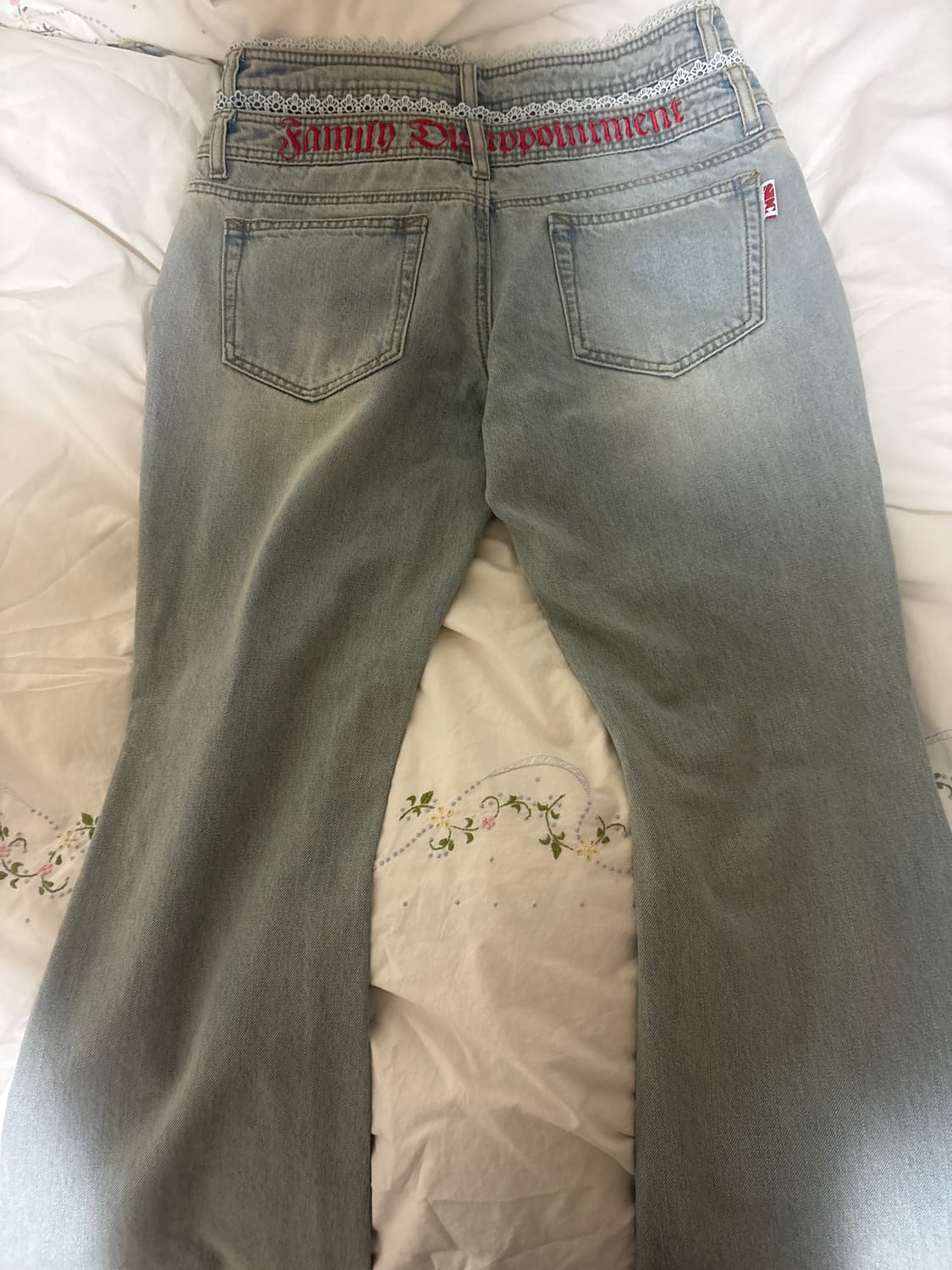 Double Waist Boots Cut Denim Vintage 상품이미지4