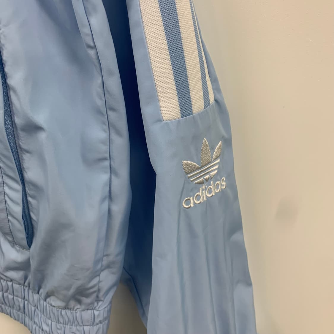 아디다스 파이어버드 스카이블루 윈드 바람막이 자켓 상품이미지5