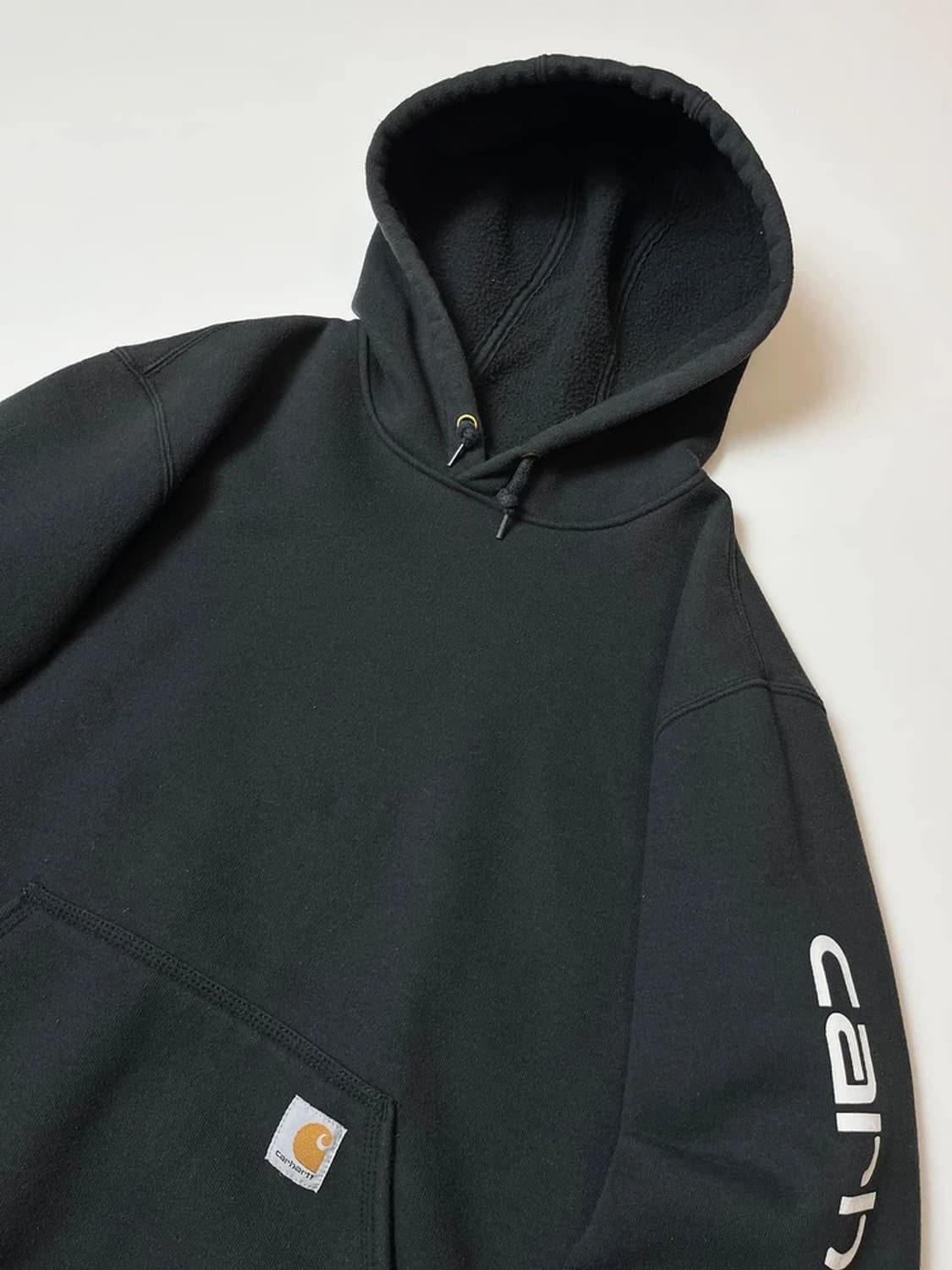 칼하트 오버핏 스펠아웃 로고 후드티 PN8758 상품이미지2