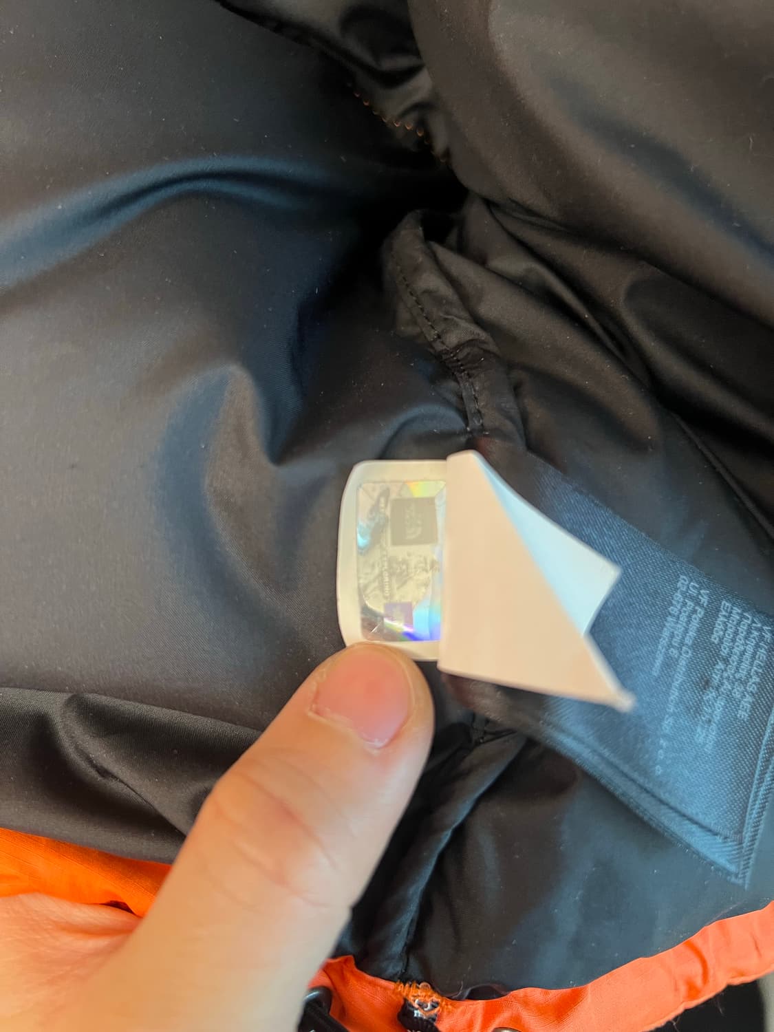 슈프림x노스페이스 패딩 파워 오렌지 L 상품이미지5