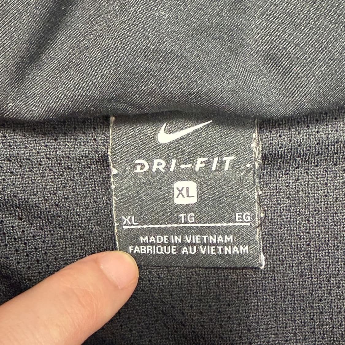 나이키 벨몬트 애비 라크로스 팀 로고 드라이핏 집업 자켓 블랙 XL 상품이미지7